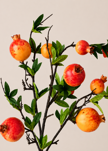 Artificial Pomegranate Stem - (Single Stem)