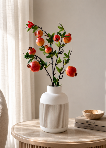 Artificial Pomegranate Stem - (Single Stem)
