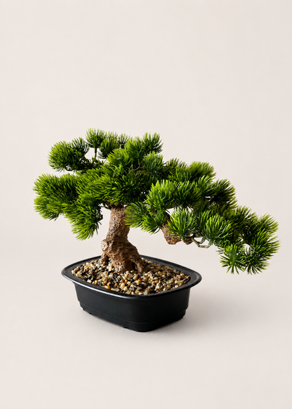 Artificial Pine Bonsai Plant - Small