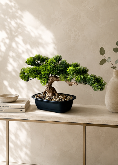 Artificial Pine Bonsai Plant - Small