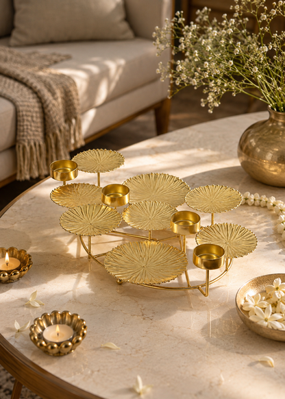 Lotus Leaf Votive Tray