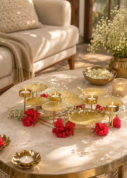 Lotus Leaf Votive Tray