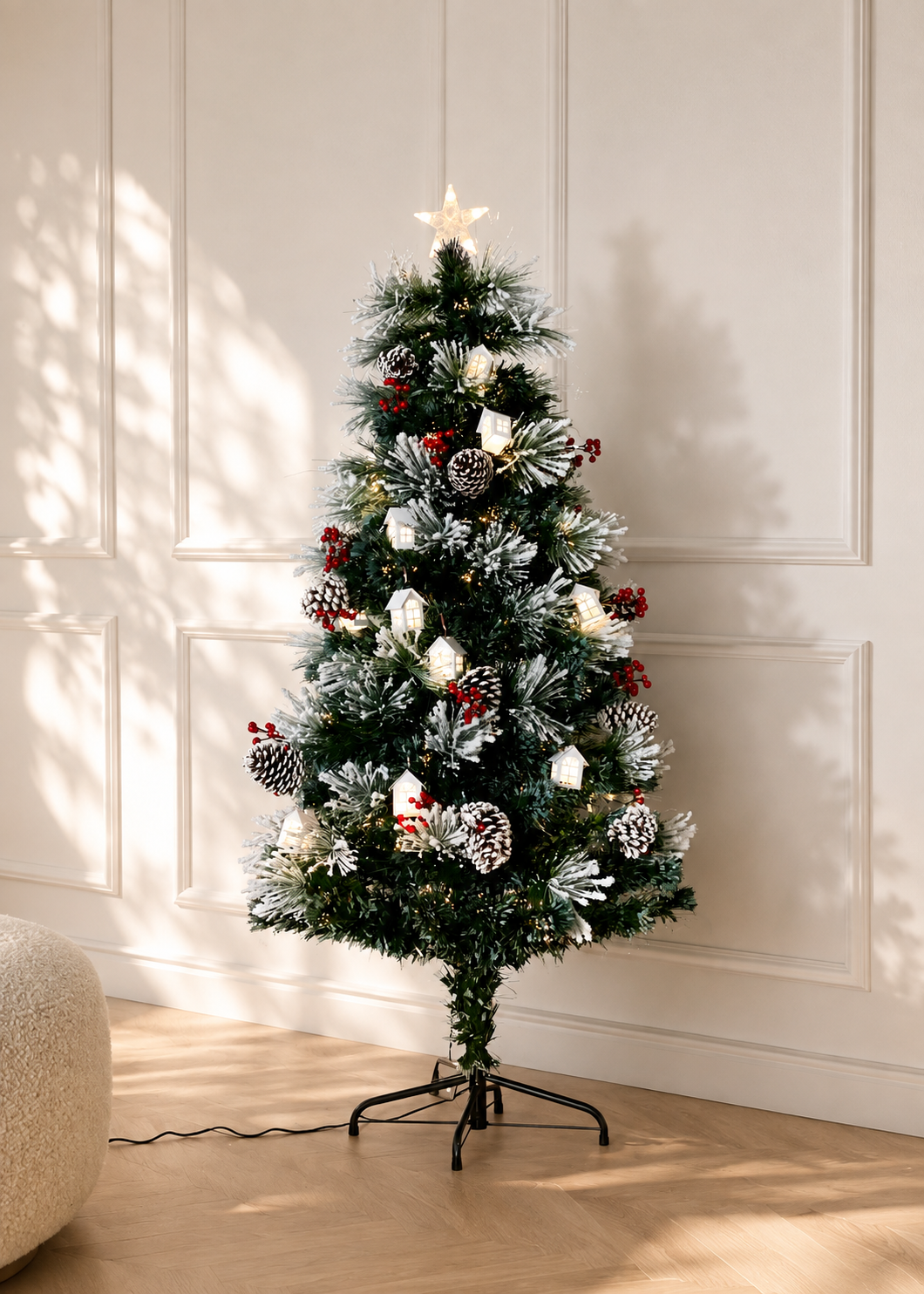Christmas Frosted Sparkling Tree - 5 Feet