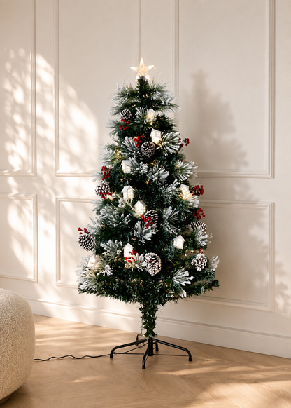 Christmas Frosted Sparkling Tree - 5 Feet