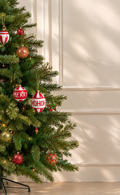 Santa’s Cheer Hanging - Set of 2