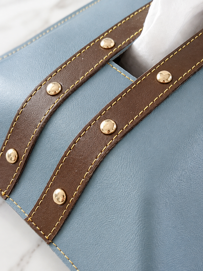 Blue &amp; Brown Tissue Cover