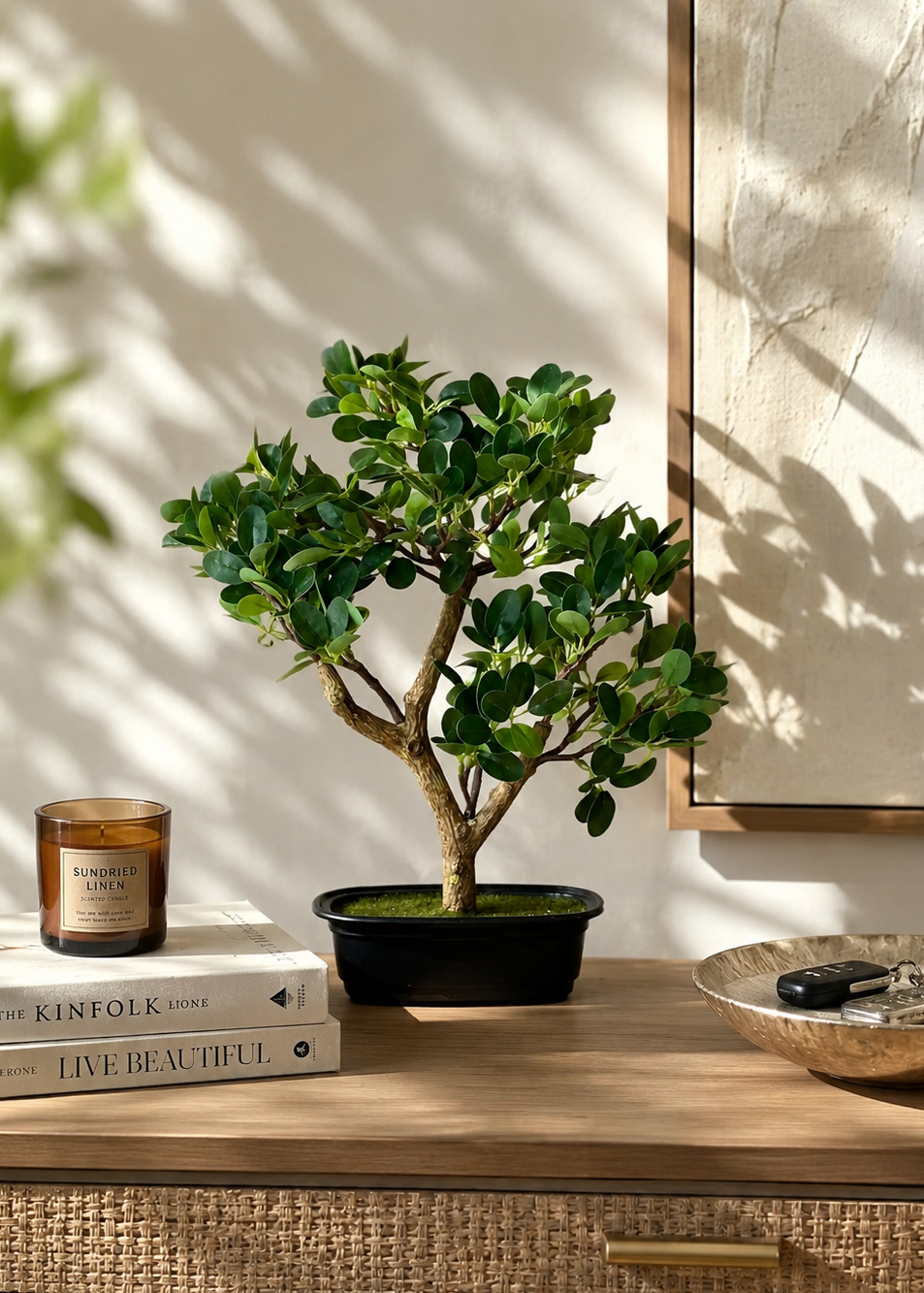 Artificial Chinese Boxwood Plant - 1.3 Feet