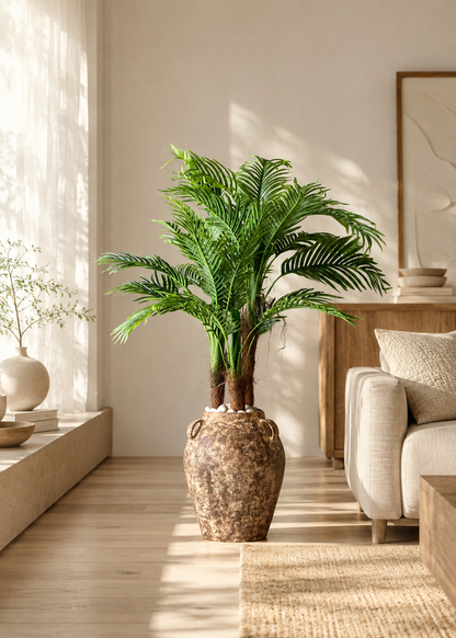 Fossil Lug Planters - Aged Brown