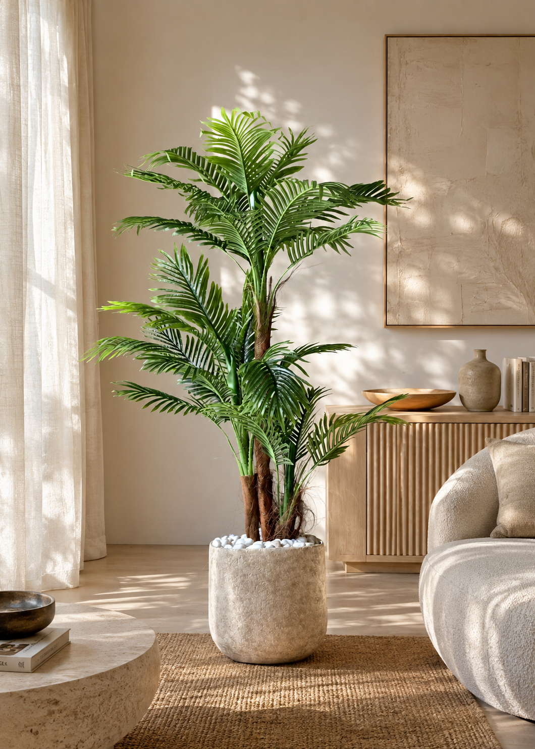 Veranda Square Planters  - Rustic Ivory