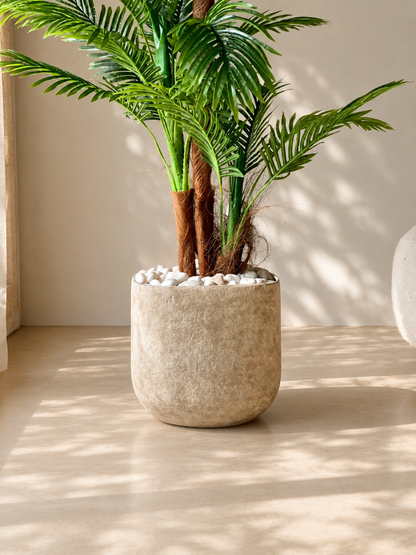 Veranda Square Planters  - Rustic Ivory