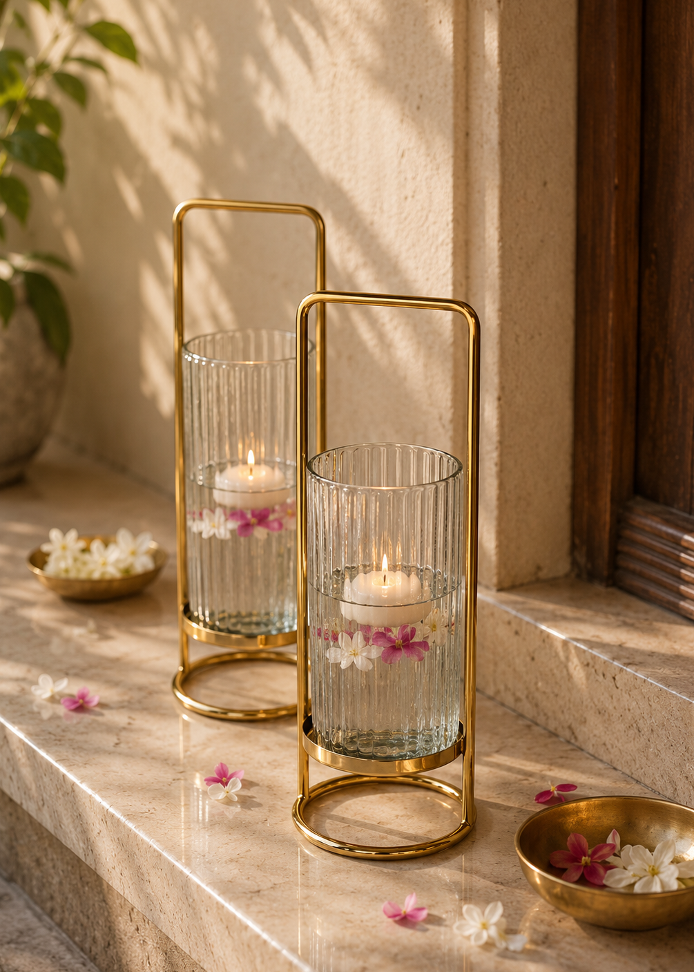 Milan Fluted Lanterns