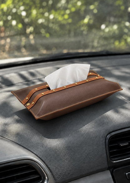 Brown &amp; Tan Tissue Cover