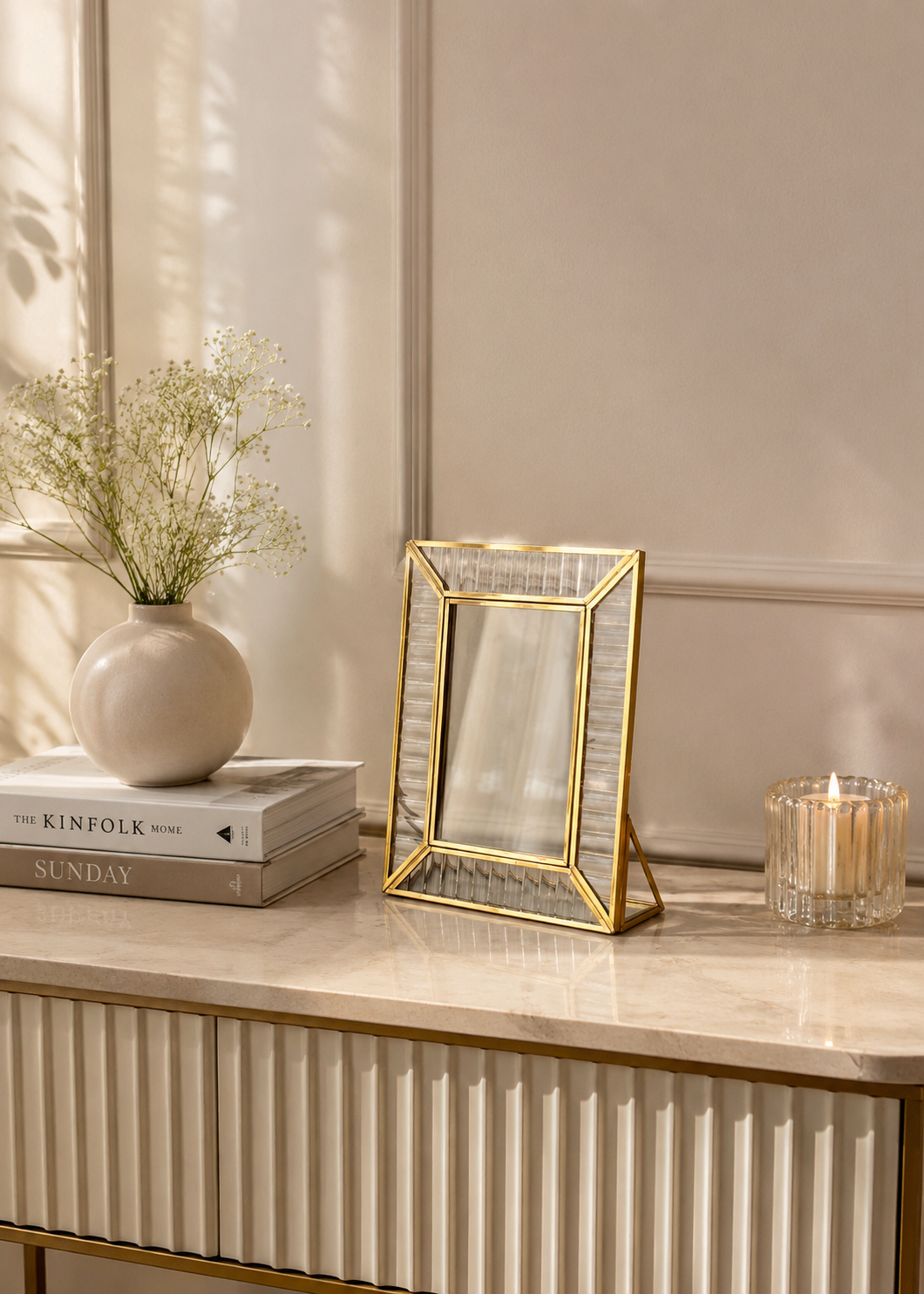 Milan Fluted Photo frame - 4" X 6"