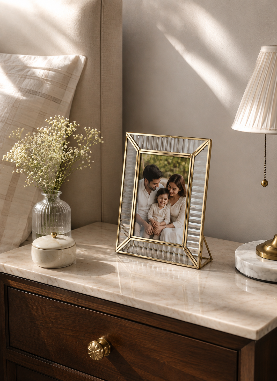 Milan Fluted Photo frame - 4" X 6"