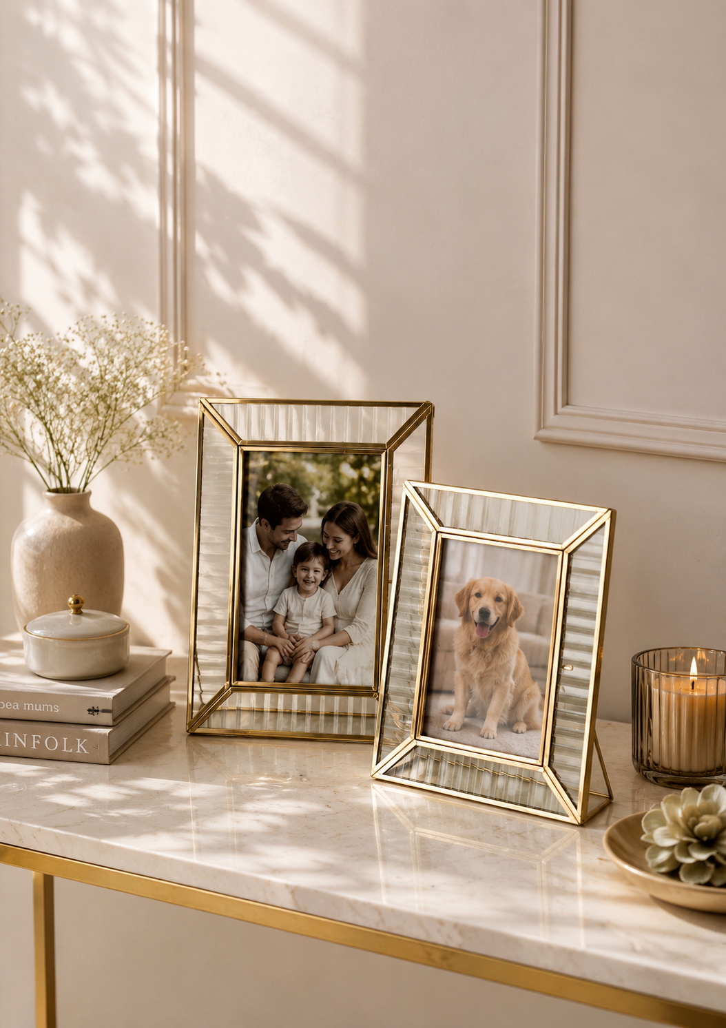 Milan Fluted Photo frame - 4" X 6"