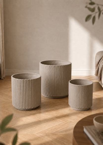 Linear Planters - Beige
