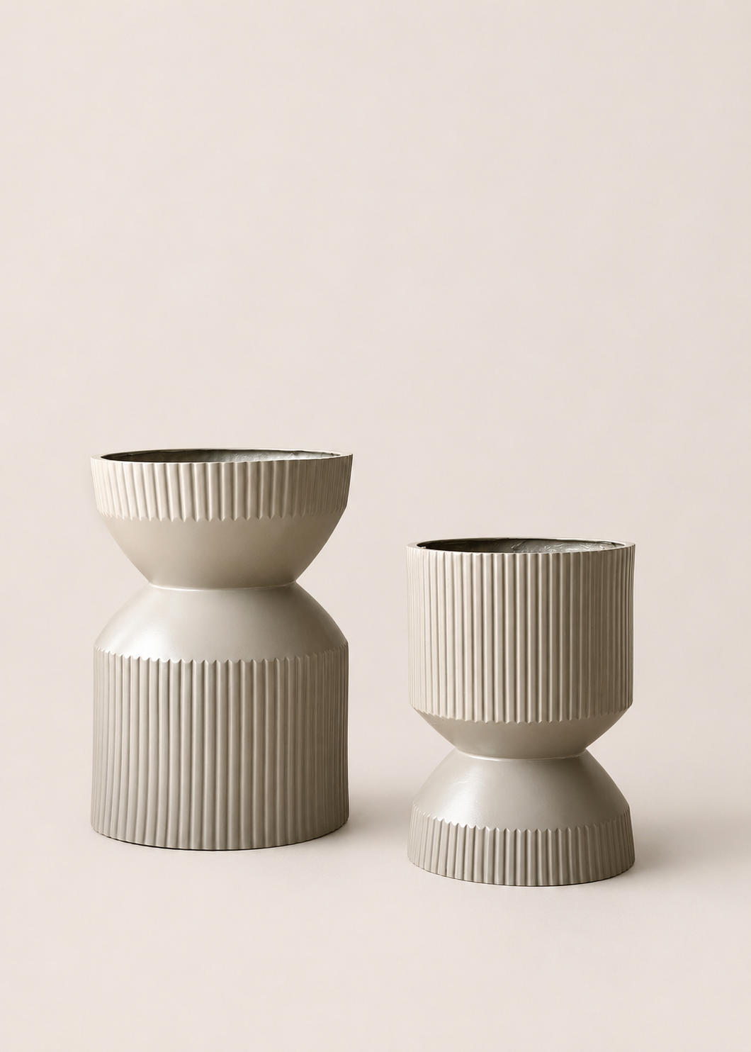 Willow Reversible Planters - Beige