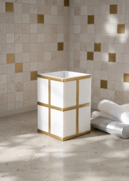 Axia Bathroom Tumbler - Ivory