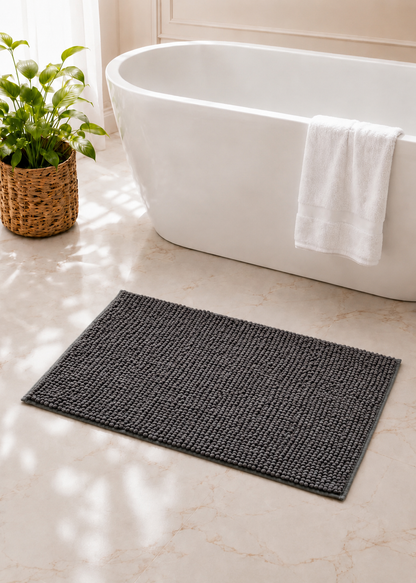Aura Bath Mat - Grey