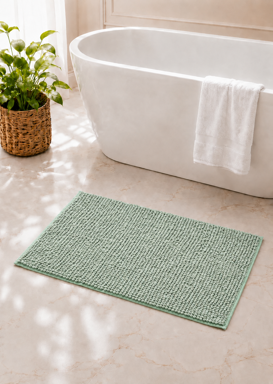 Aura Bath Mat - Sea Green