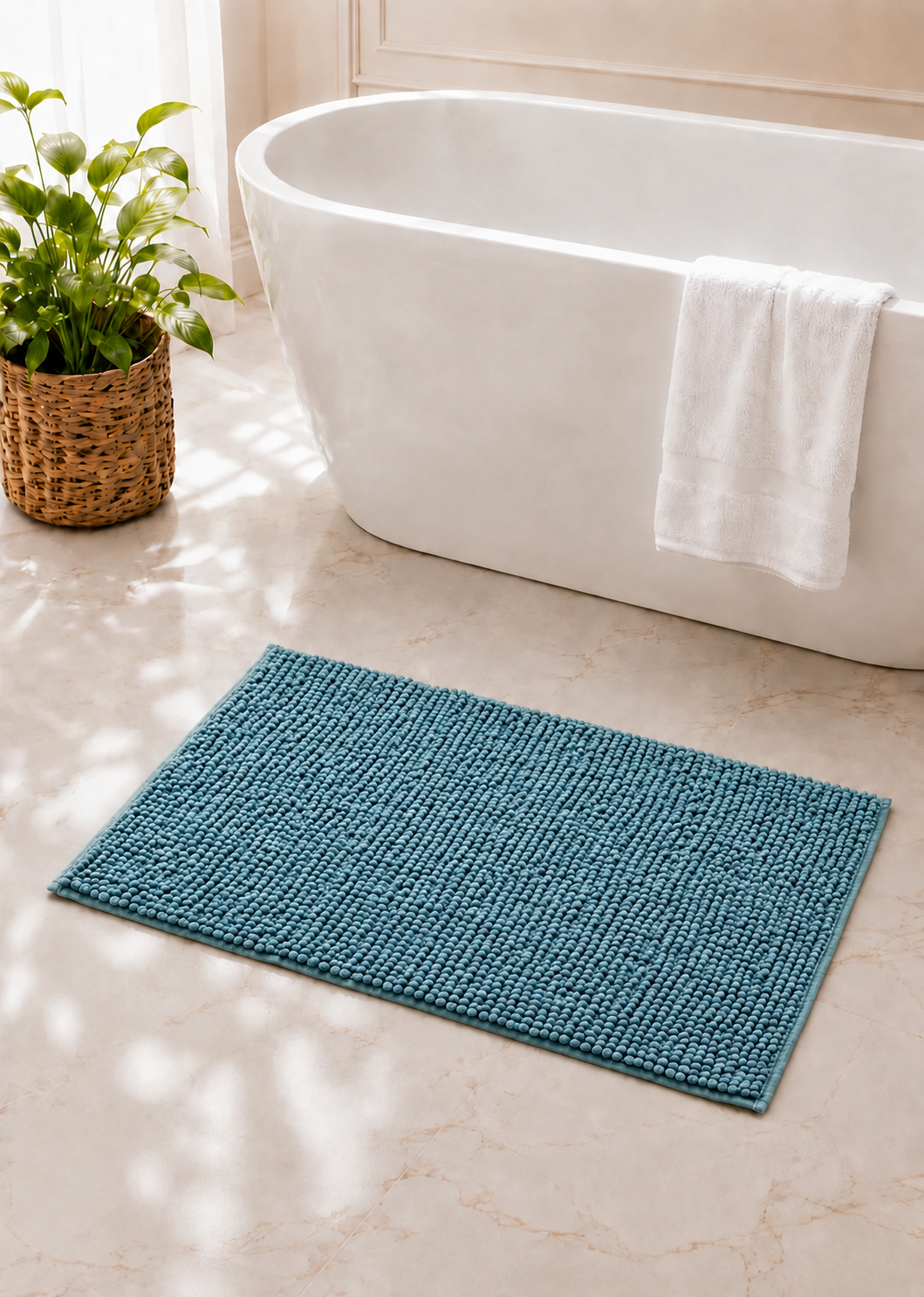 Aura Bath Mat - Turquoise