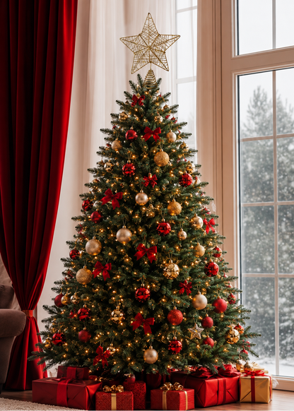 Shimmer Christmas Star Tree Topper