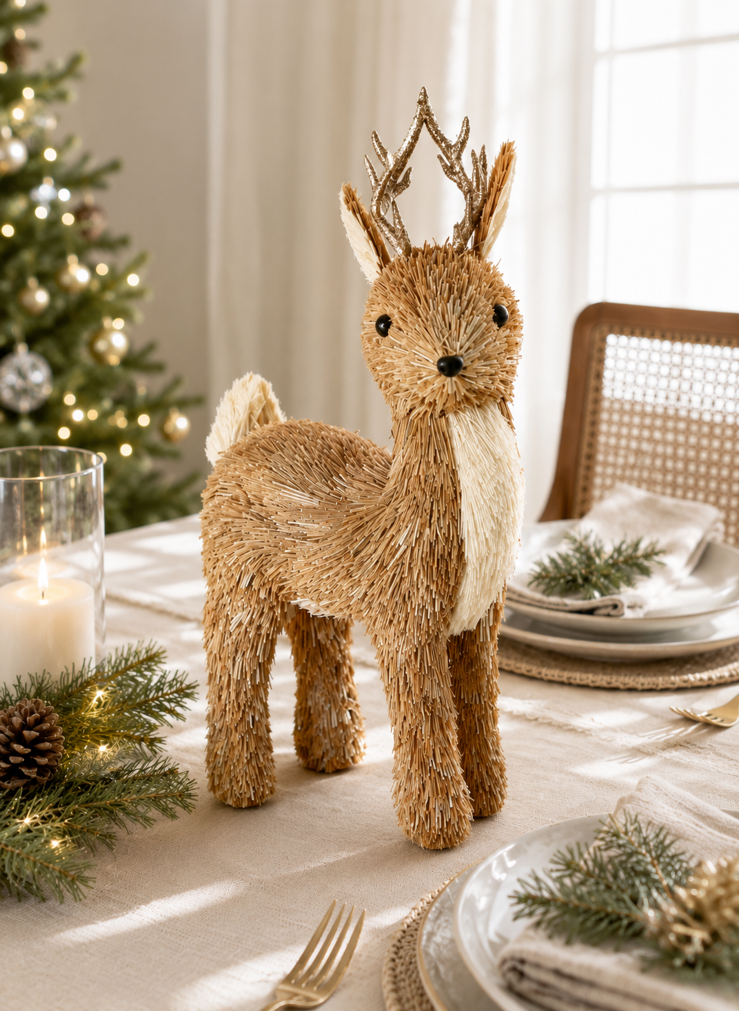 Golden Meadow Reindeer