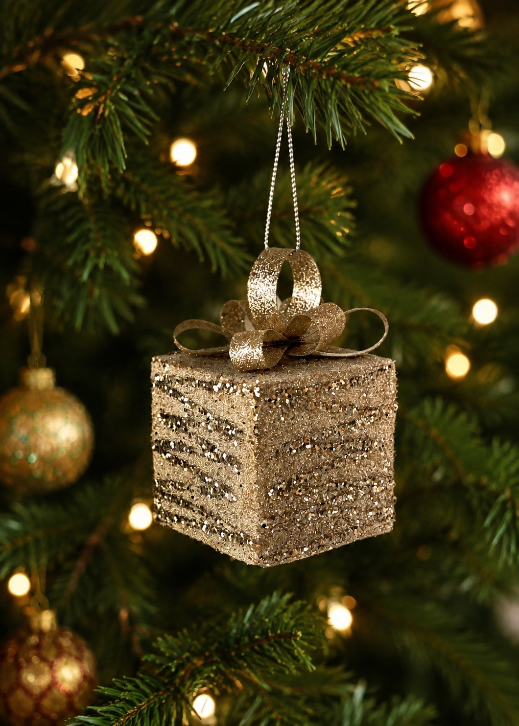 Gilded Hanging Gift Box - (Set Of 3)