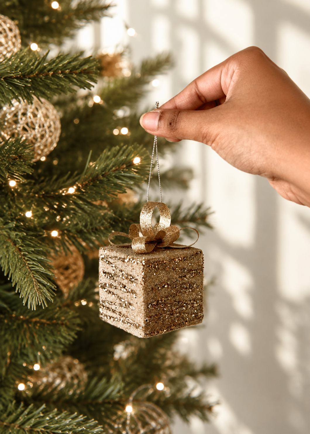 Gilded Hanging Gift Box - (Set Of 3)