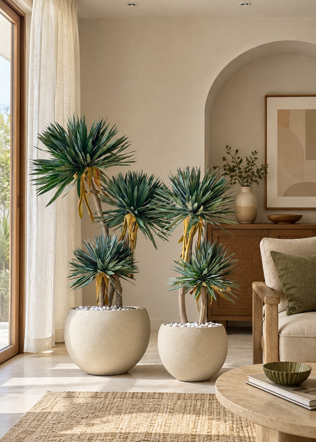 Artificial Sisal Duo Plant - 4 Feet