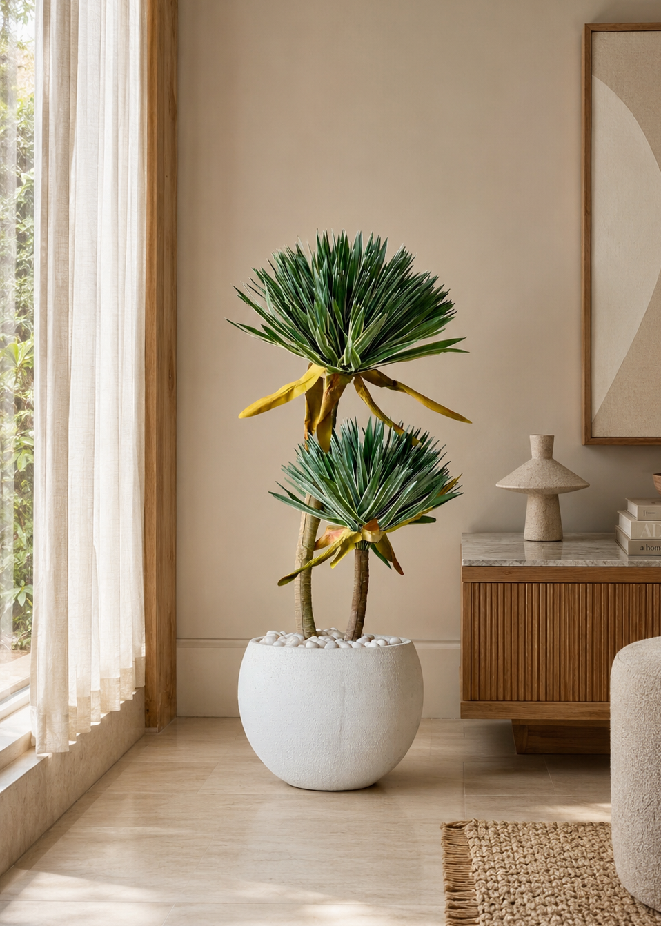 Artificial Desert Yucca Plant - 4 Feet