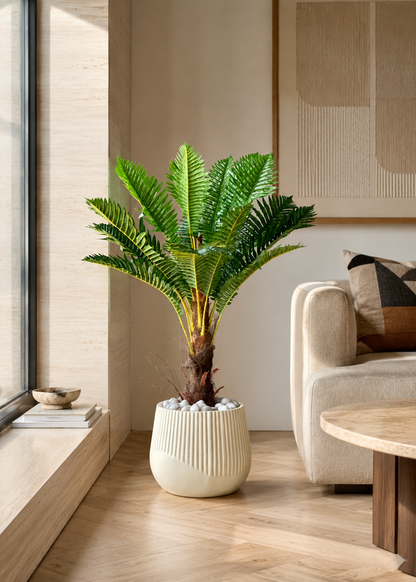 Artificial Tropica Fern Palm Tree - 3 Feet