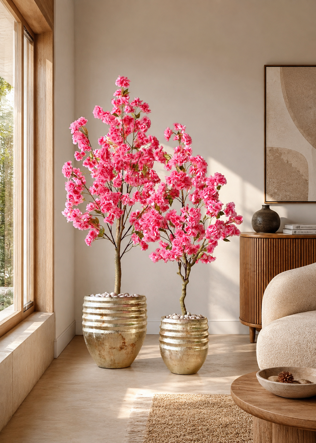 Artificial Sakura Cherry Blossom Plant - 4 Feet
