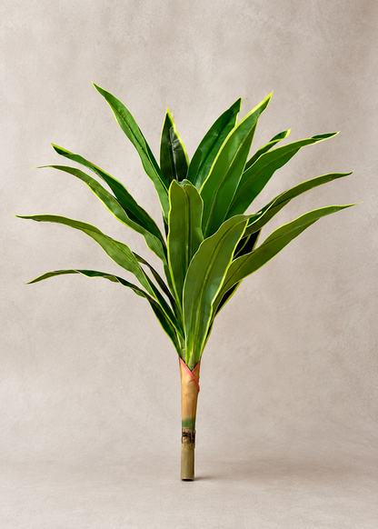 Artificial Variegated Dracaena Plant - 3 Feet