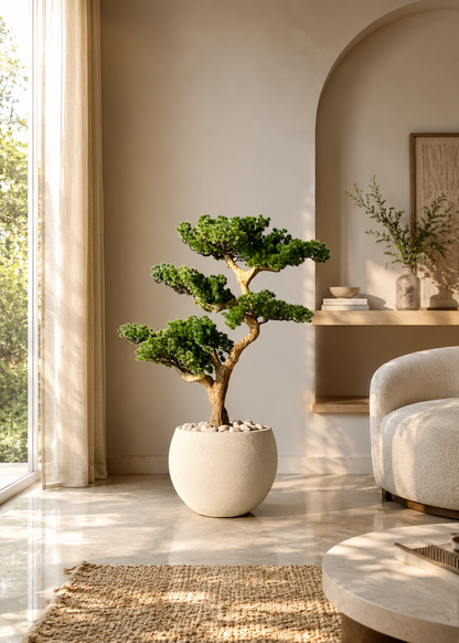 Artificial Zen Bonsai Plant - 3.5 Feet