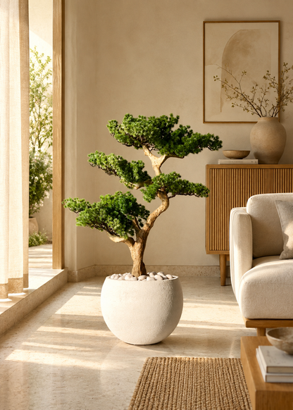 Artificial Zen Bonsai Plant - 3.5 Feet