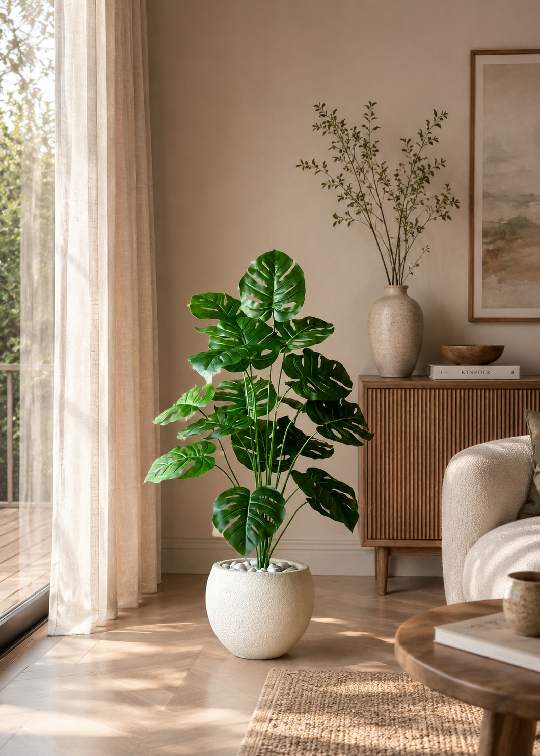 Artificial Midas Monstera Plant - 3 Feet