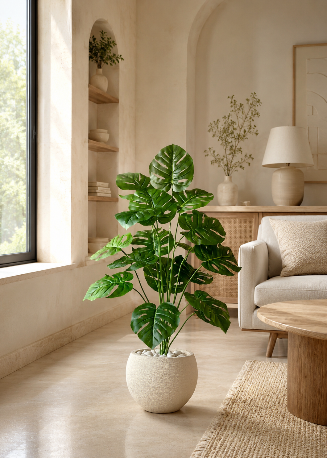 Artificial Midas Monstera Plant - 3 Feet