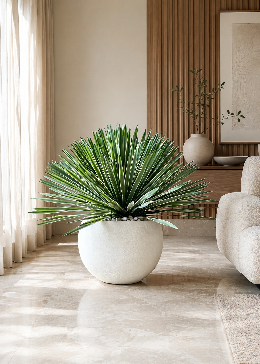 Artificial Gloriosa Yucca Plant - 2.8 Feet