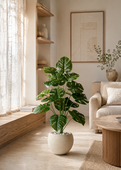 Artificial Midas Monstera Plant - 3 Feet