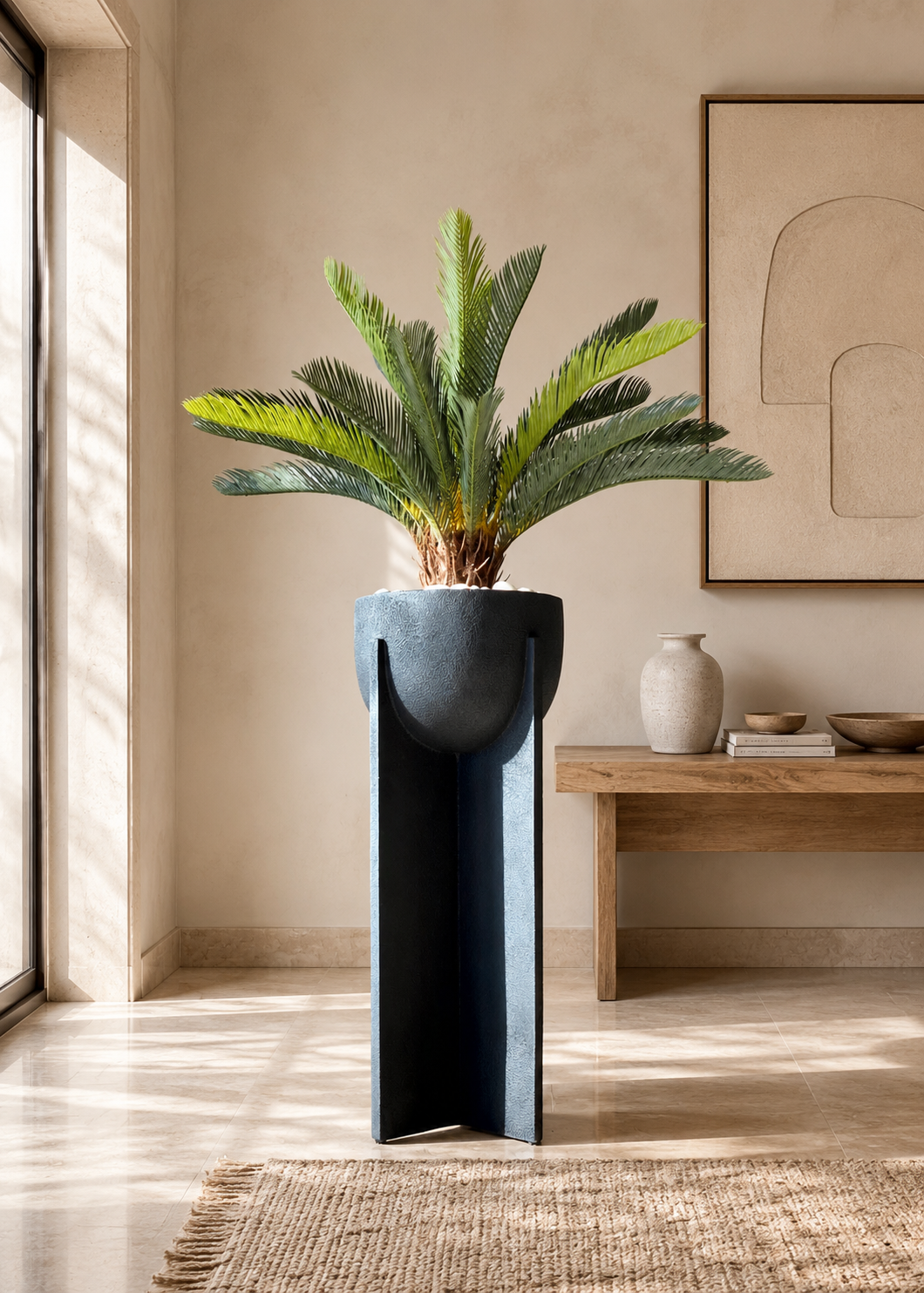 Artificial Cycas Plant - 3.5 Feet