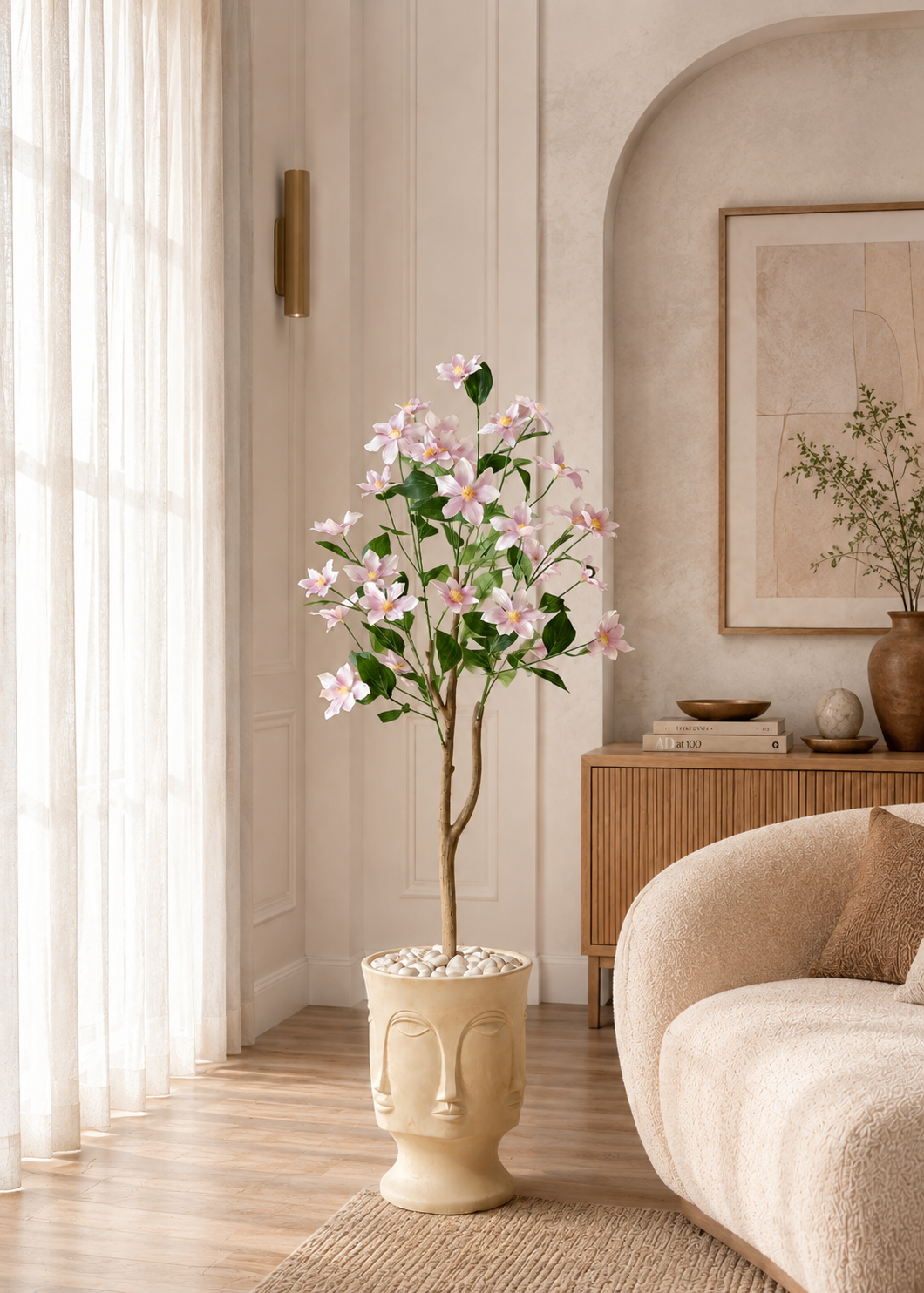 Artificial Clematis Plant  - 4 Feet