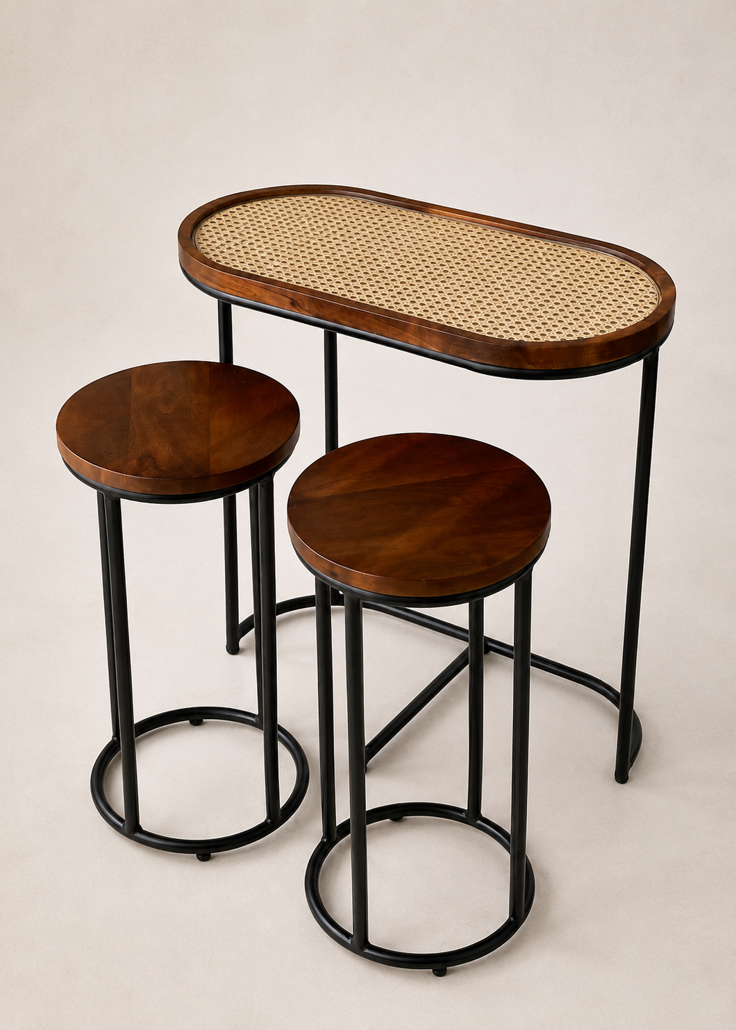 Kovo Rattan Table - Set of 3 Side Tables