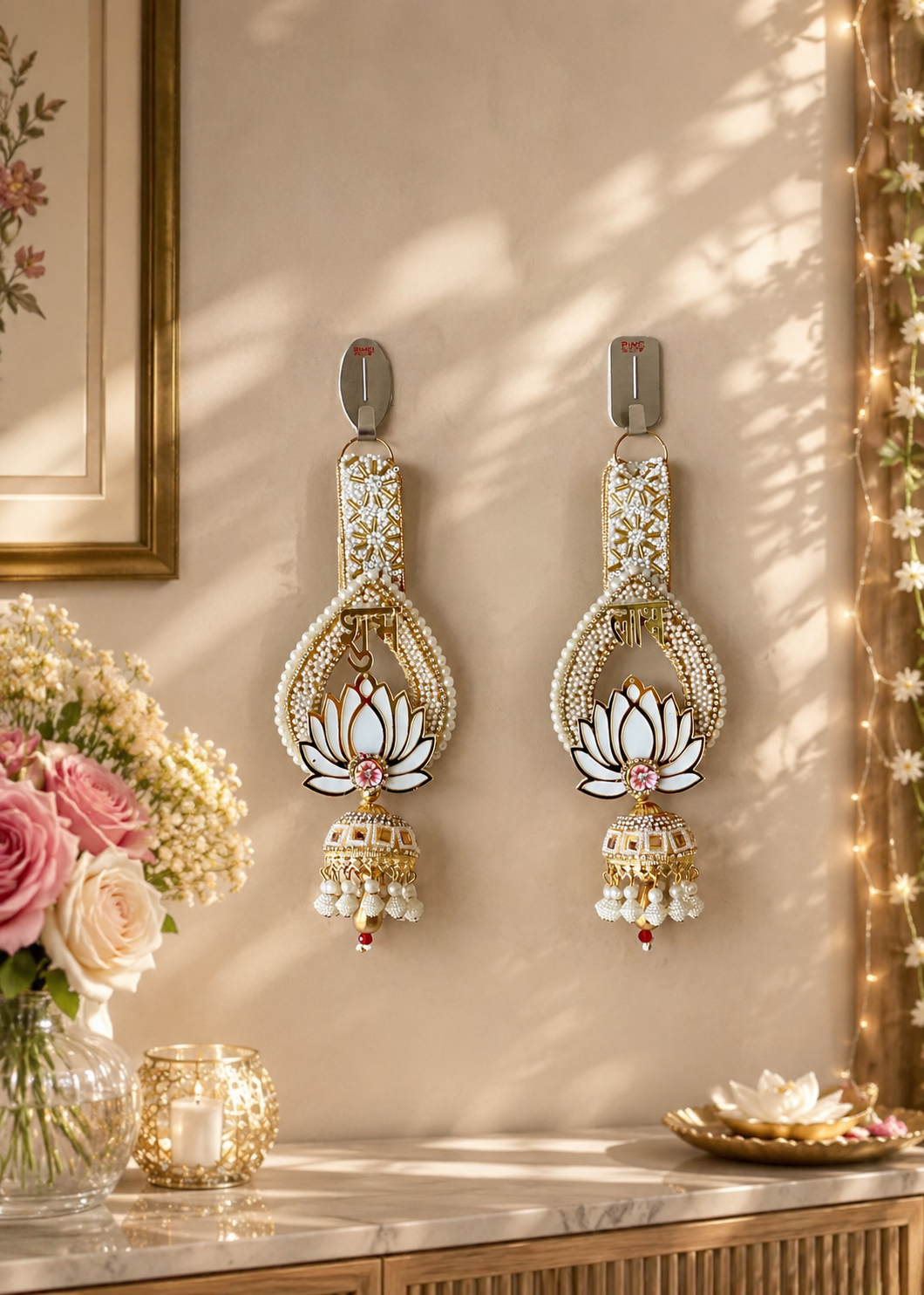 Festive Lotus Shubh Labh Latkan