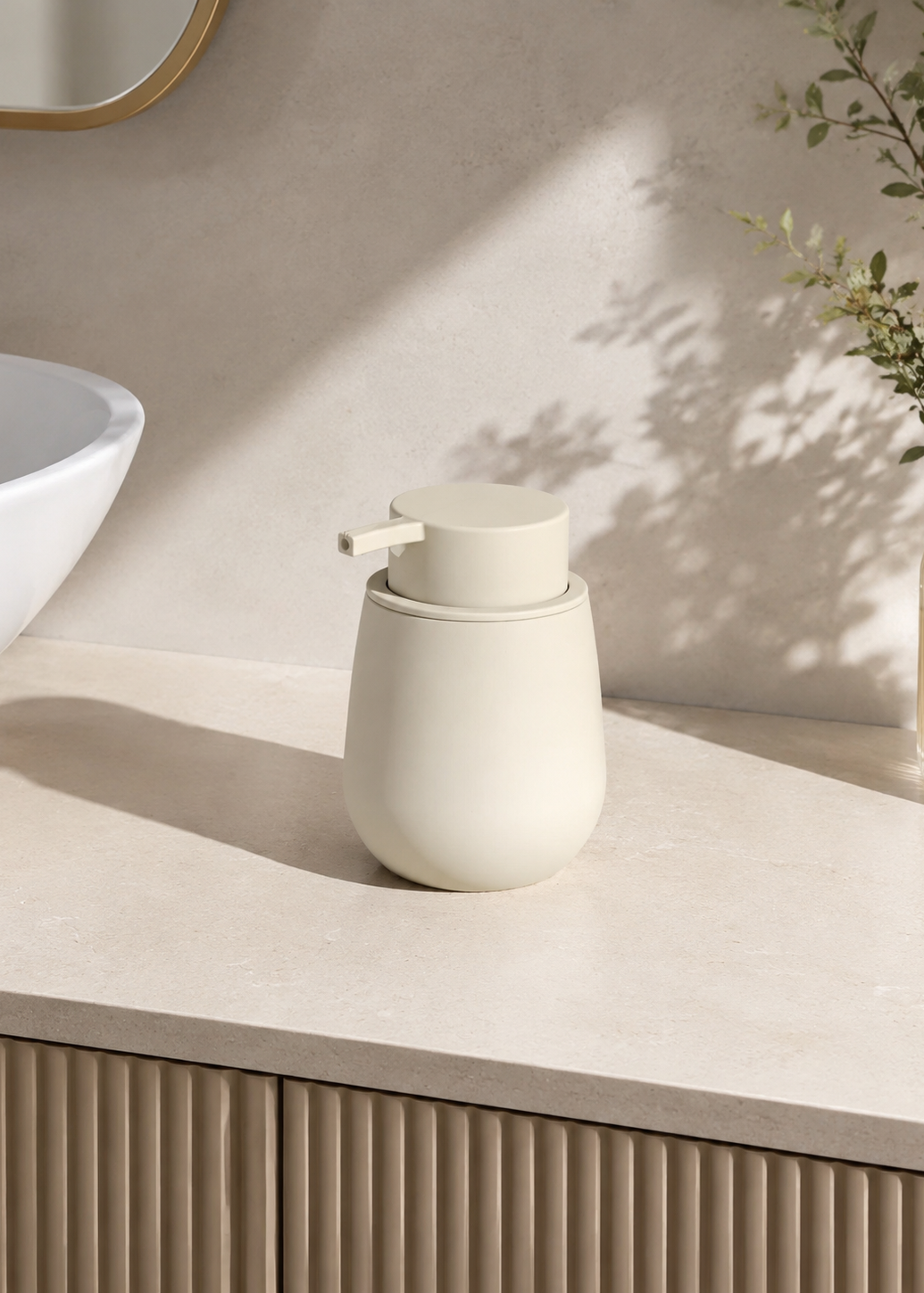 Lunara Bathroom Dispenser - Beige