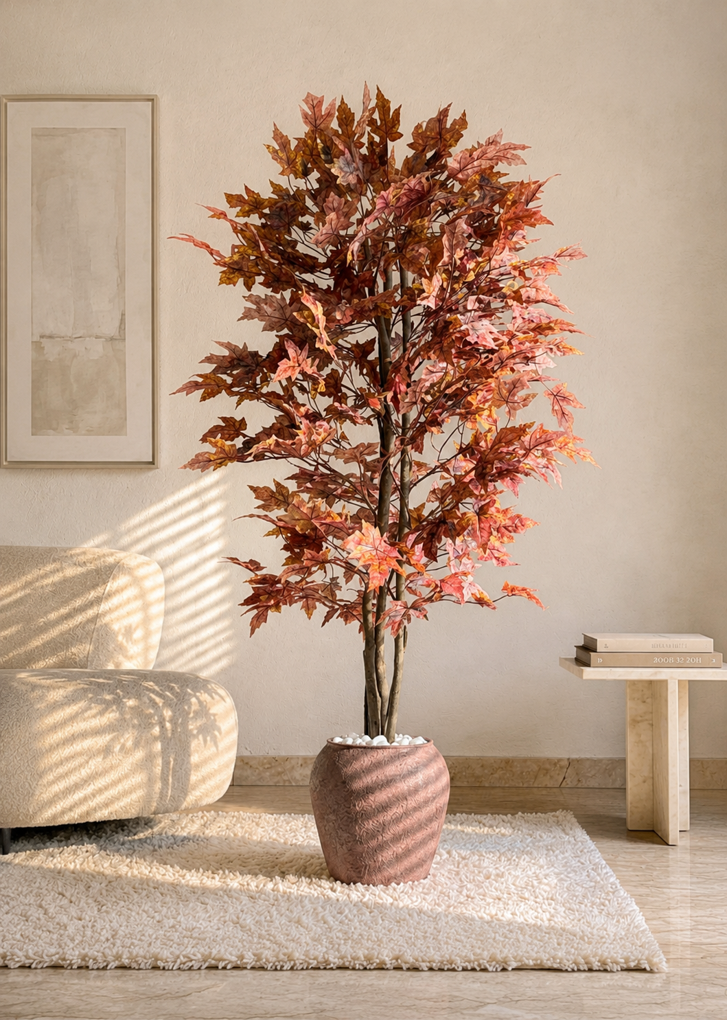 Artificial Canadian Maple Plant - 6.5 Feet