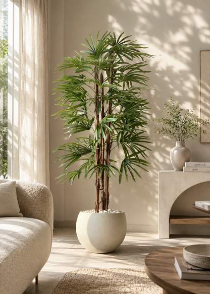 Artificial Rhapis Palm Tree - 6 Feet