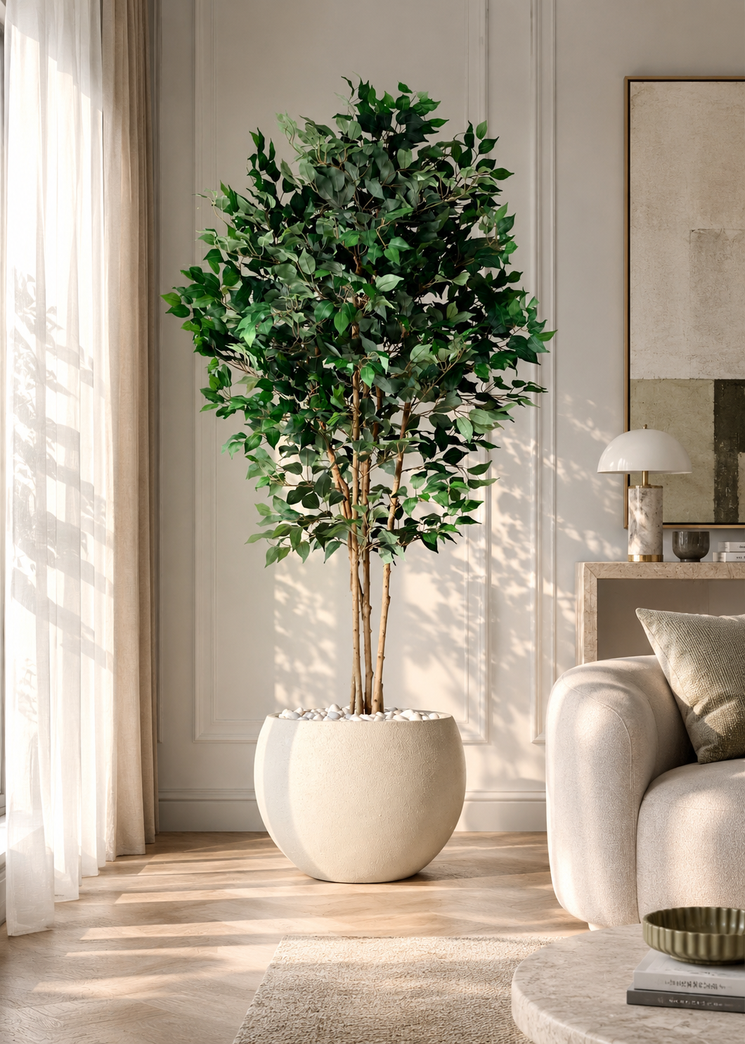 Artificial Aurora Ficus Plant - 7 Feet