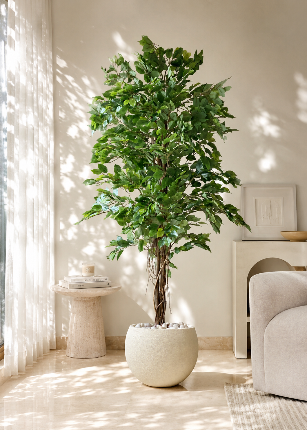 Artificial Aerial Root Ficus Plant - 6.5 Feet