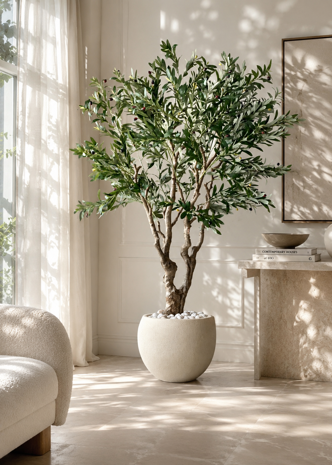 Artificial Olive Allure Plant -  6 Feet